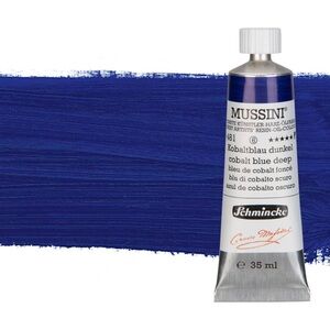 NEW Schmincke Mussini Resin Oil Color - #481 Cobalt Blue Deep 35 mL